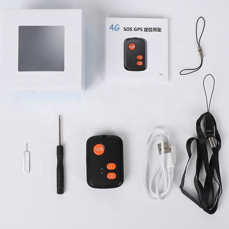 Smart GPS Tracker Personal Alarm Safety Device Panic SOS button Emergency Auto Fall Detection Waterproof Real-Time Tracking